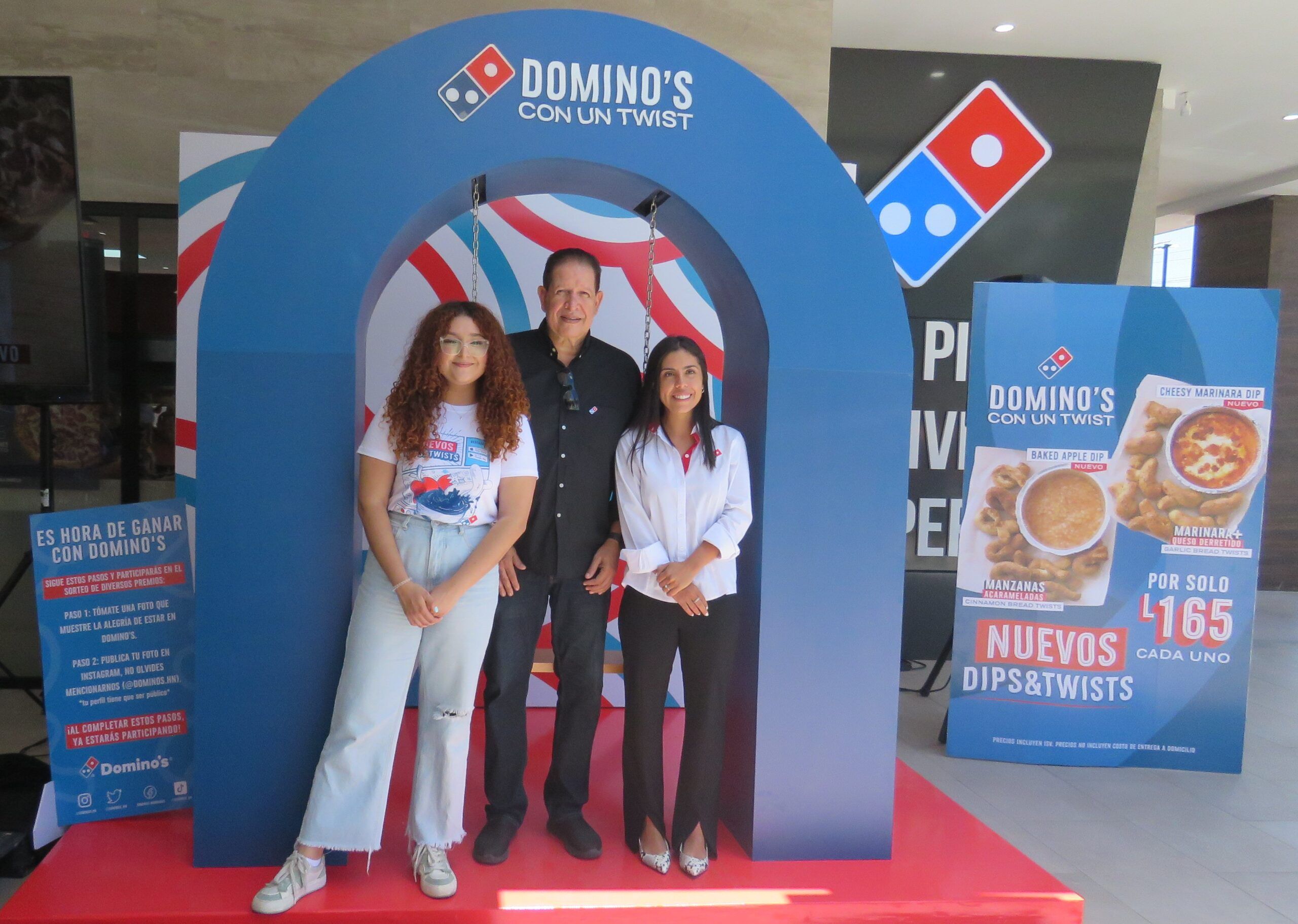 Cheesy Marinara y Manzana Canela Dips y Twists en Domino´s Honduras